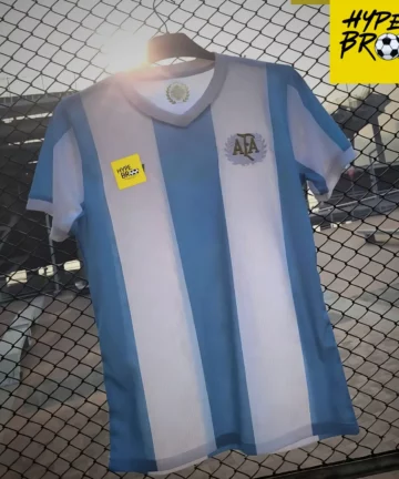 Argentina 50th Anniversary Kit 2025 Half Sleeve Hanging on Net